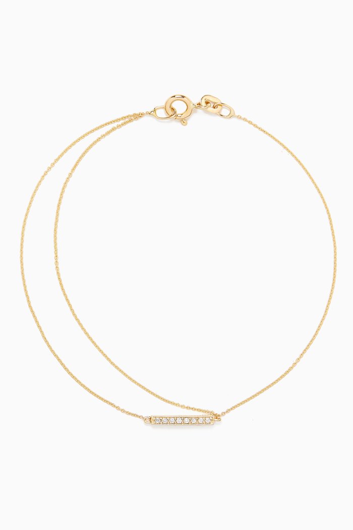 

Diamond Line Bracelet in 14kt Yellow Gold