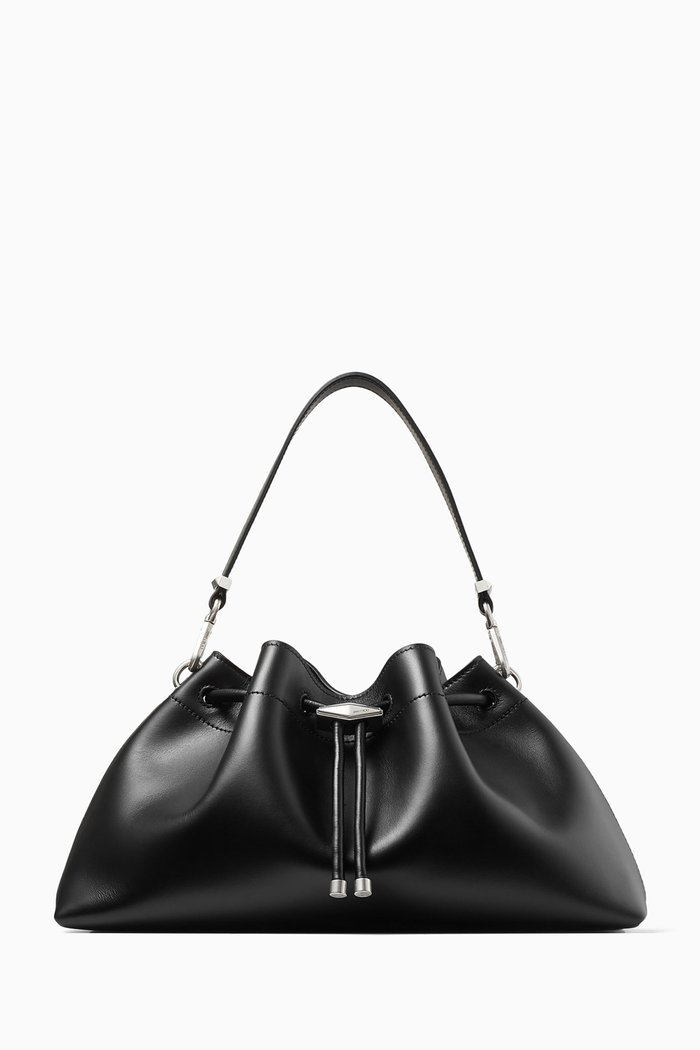 

Cinch M Shoulder Bag in Calf Leather, Black