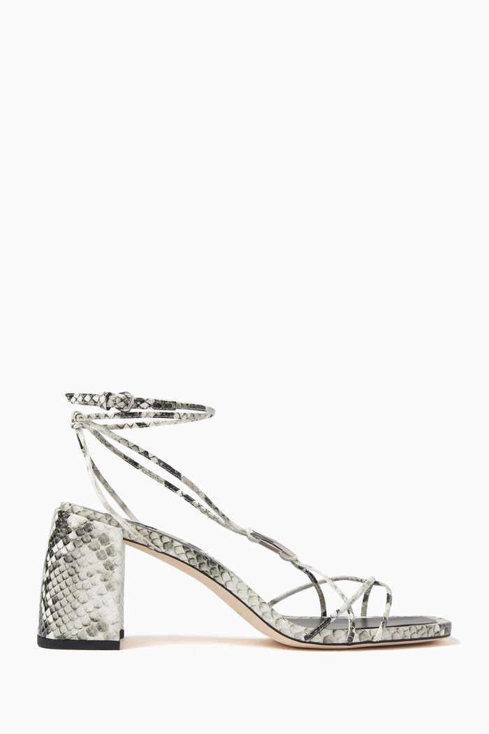 Onyxia 70 Pumps in Snake-embossed Leather, Multicolour