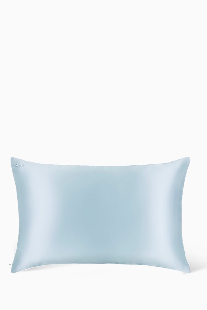 

Seabreeze - Queen Pillowcase in Pure Silk, Colourless