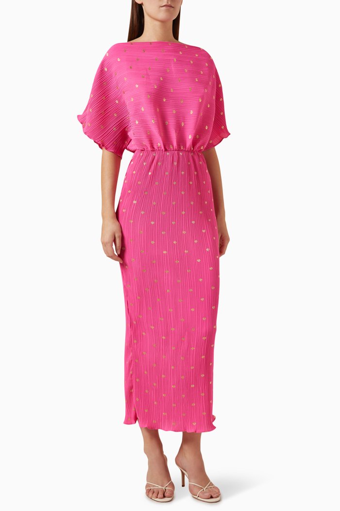 

Tilly Embellished Midi Dress, Pink