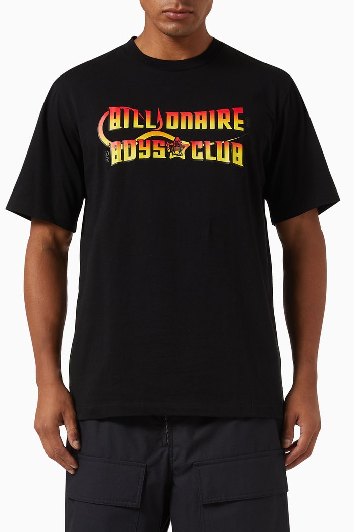 Hook It Up T-shirt in Cotton, Black