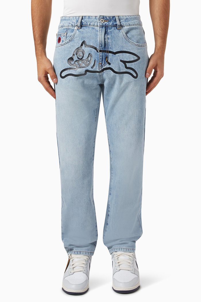 

Running Dog Jeans in Denim, Blue