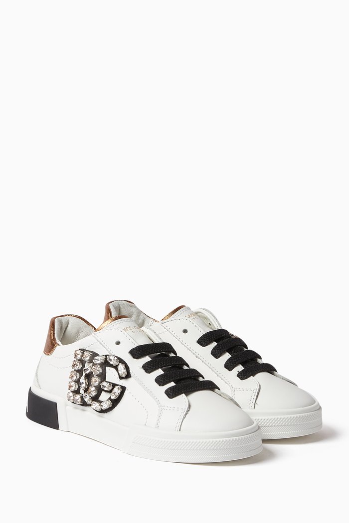 

Portofino Sneakers in Leather, White