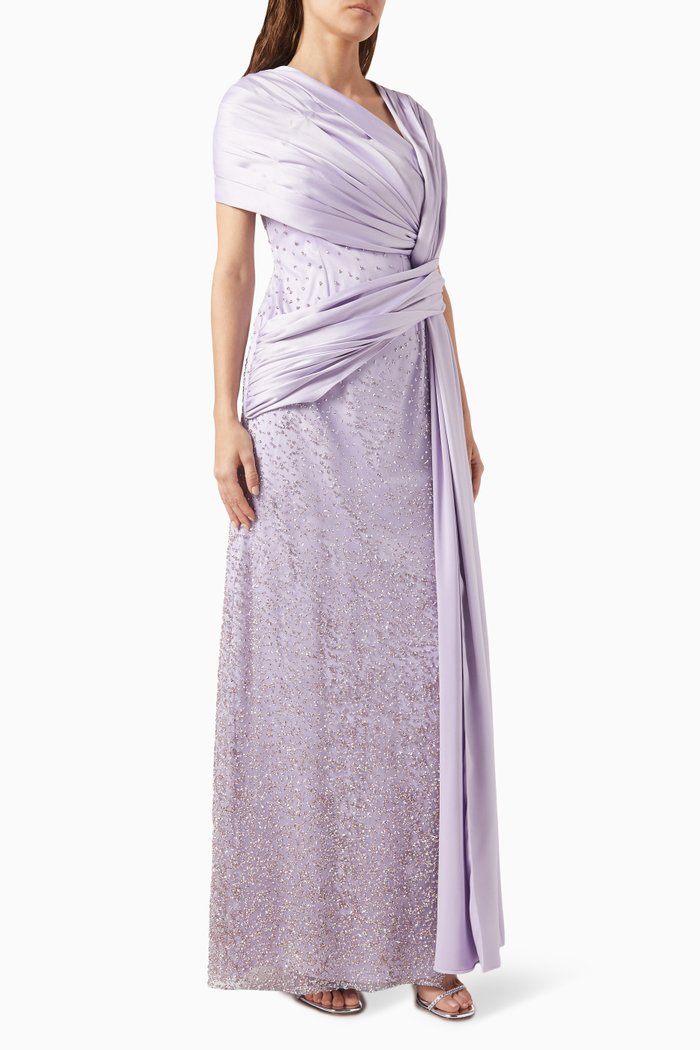 

Tulip Gown in Tulle, Purple