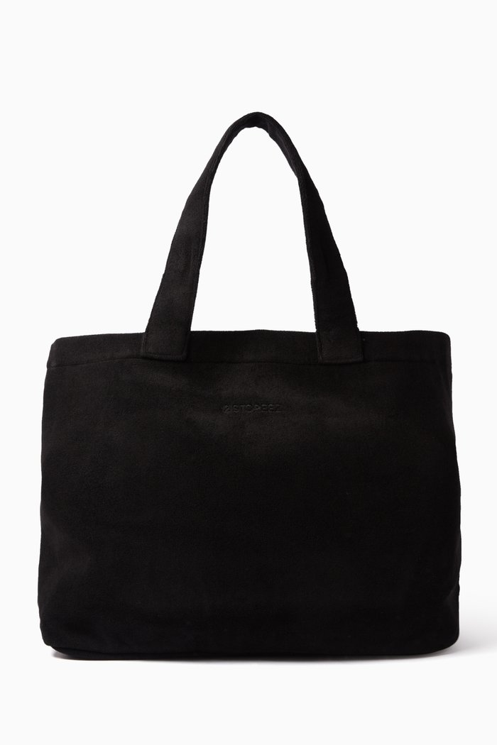

Tote Bag in Cotton-terry, Black