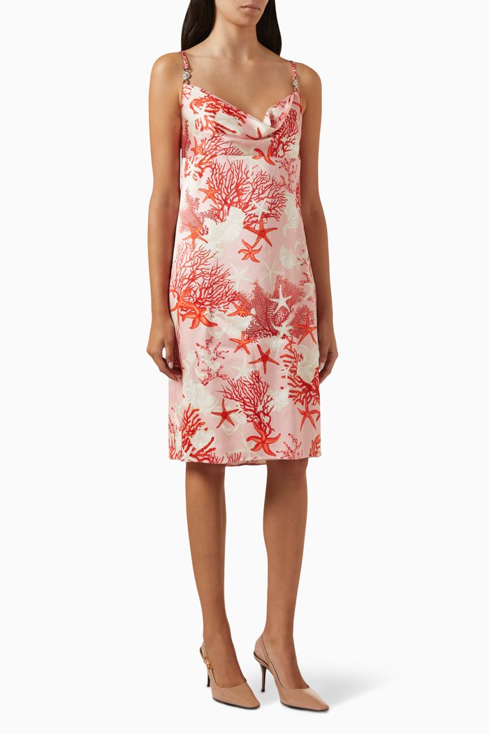 

Barocco Sea Mini Dress in Silk, Multicolour
