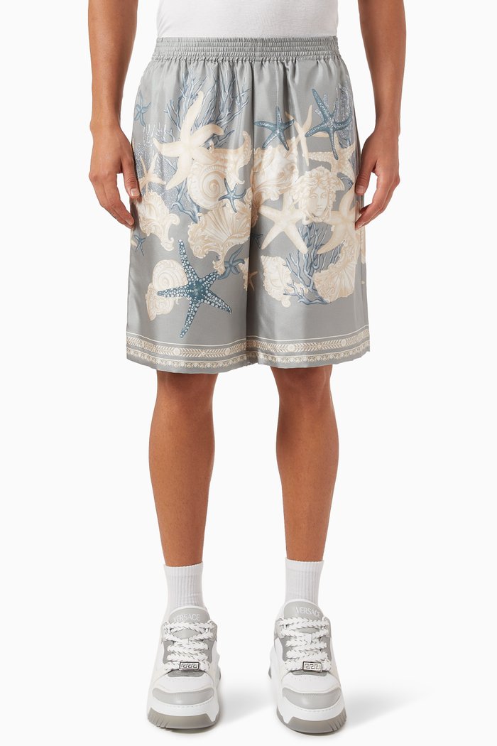 

Barocco Sea Shorts in Silk, Multicolour