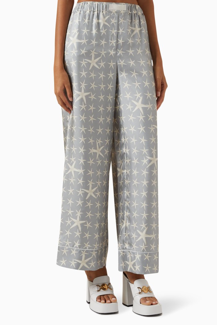 

Stella Marina Pants in Silk Twill, Multicolour