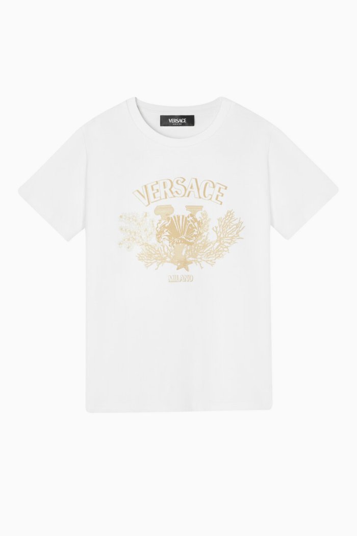 

University Coral T-shirt in Cotton, Multicolour
