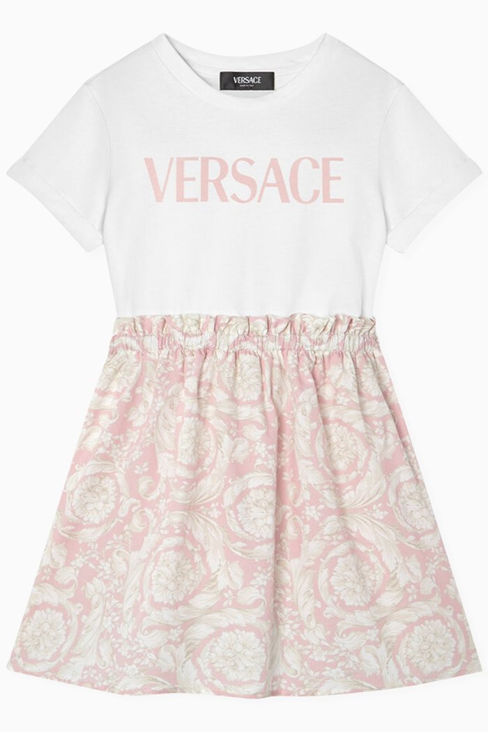 

Barocco T-shirt Dress in Cotton Jersey, Multicolour