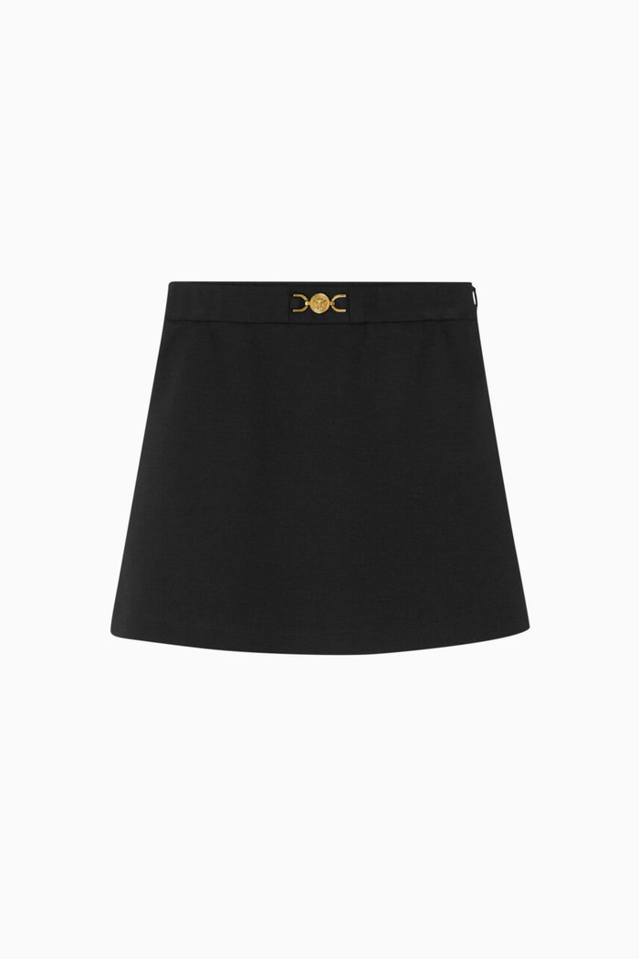 

Medusa Skirt in Stretch-Jersey, Black