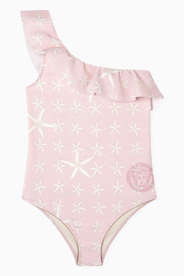 

Stella Marina One-Shoulder Swimsuit, Multicolour