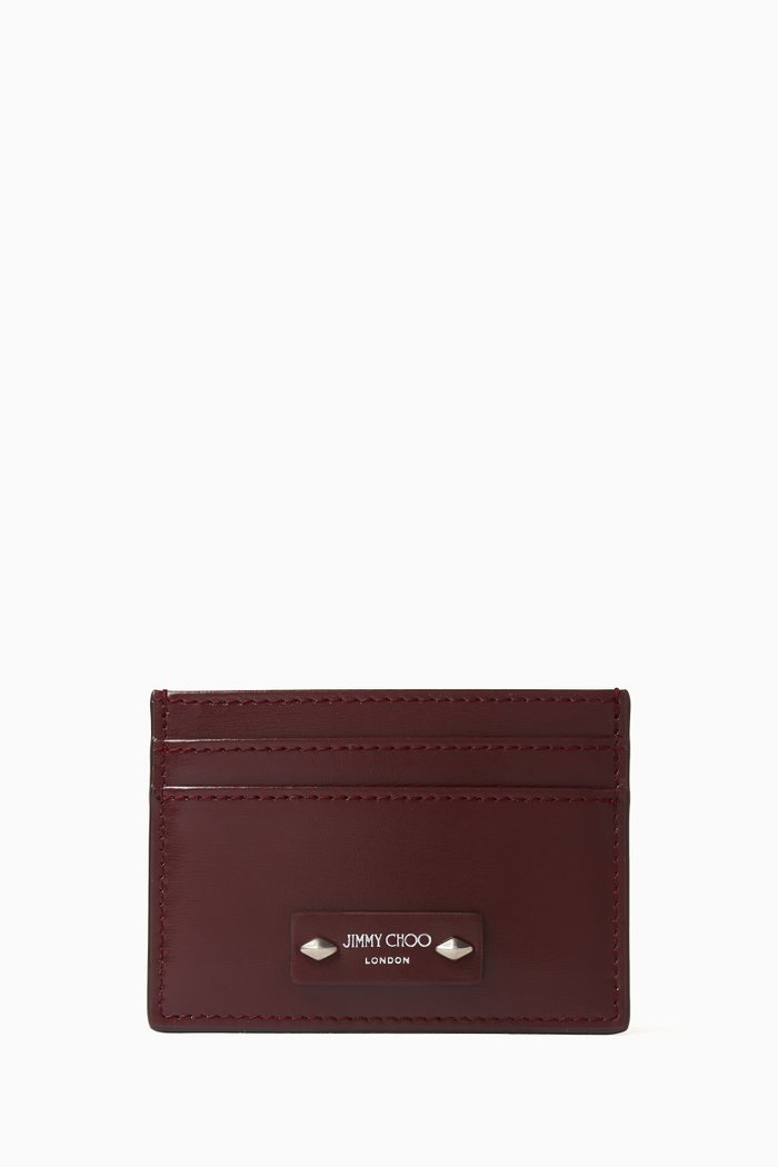 

Umika Card Holder in Leather, Red