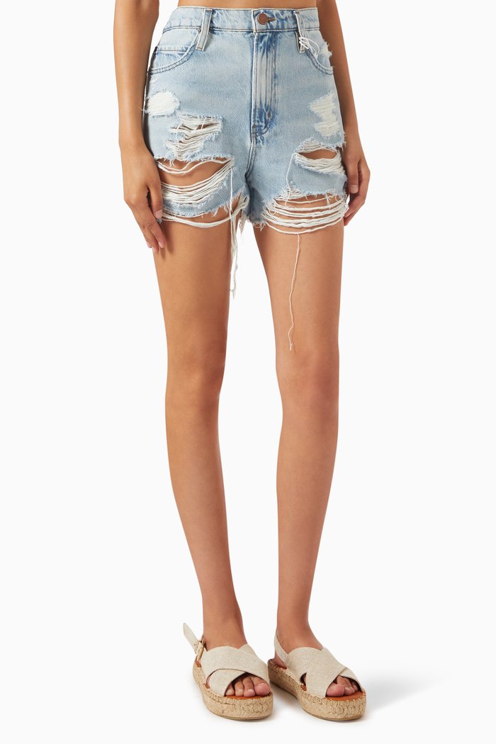 

The Vintage Relaxed Shorts in Denim, Blue