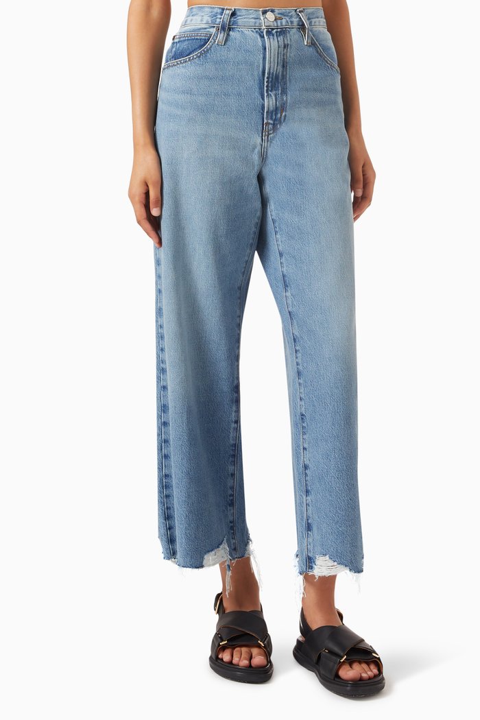 

The Straight-fit Jeans in Denim, Blue