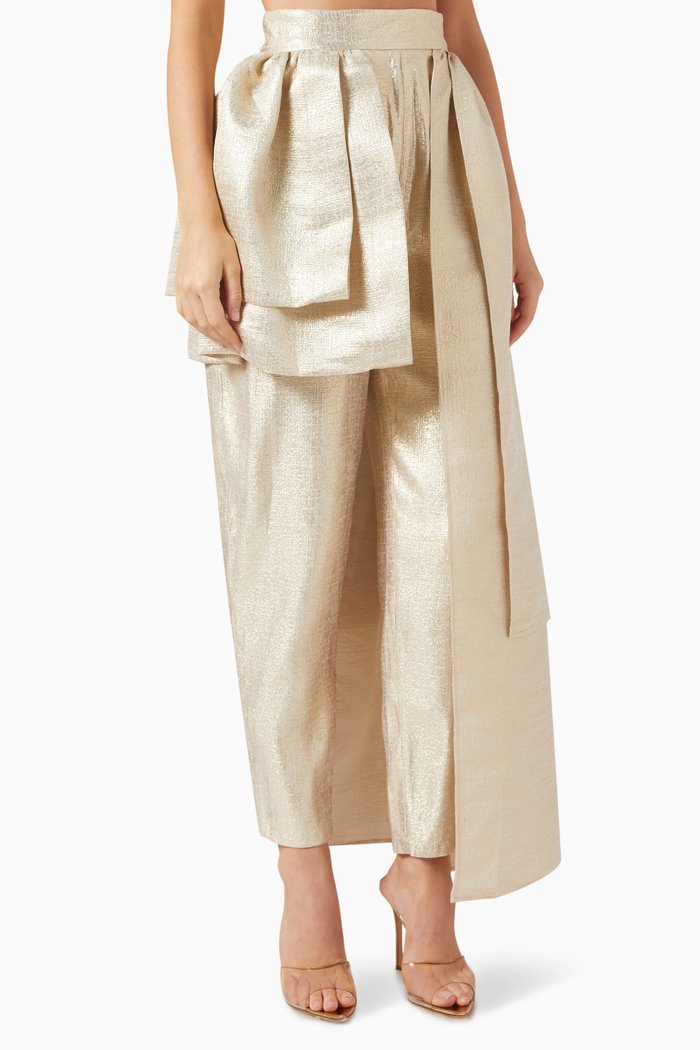 

Draped Pants, Gold