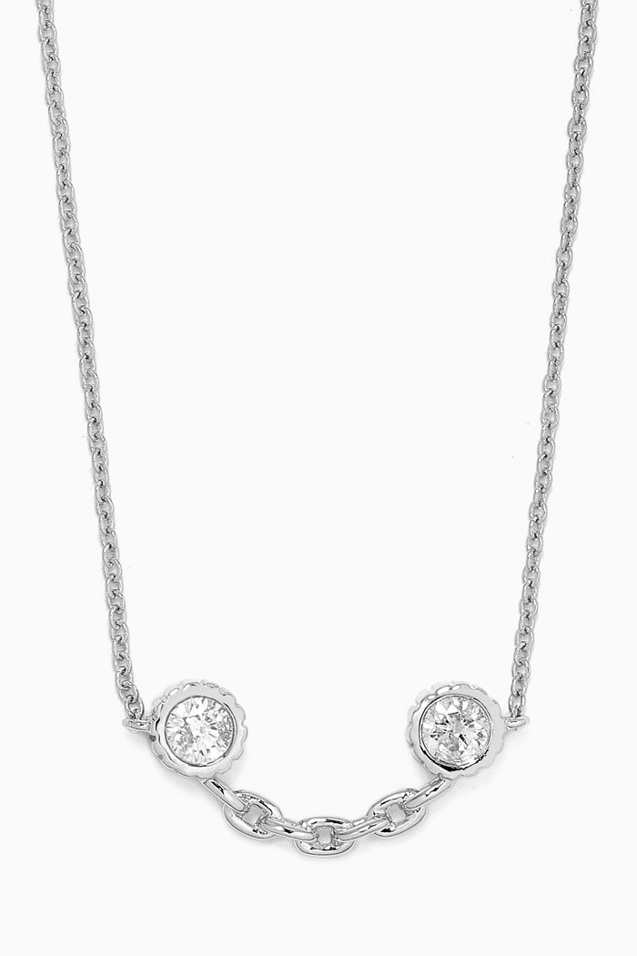 

Smile Necklace in Diamond and 18kt White Gold, Silver