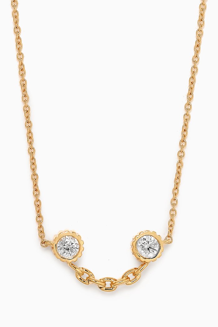 

Smile Diamond Necklace in 18kt Yellow Gold