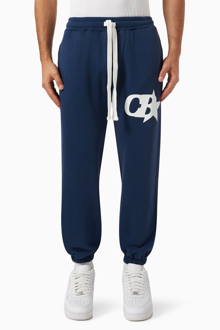

Star Logo Sweatpants in Cotton, Blue