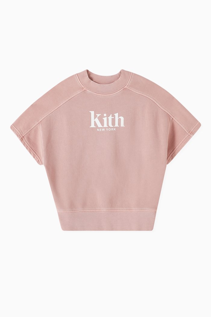 

Logo Nelson T-shirt in Cotton, Pink