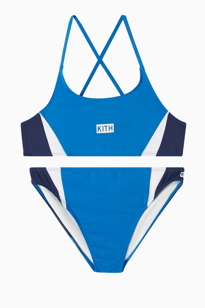 

Colorblocked Riley Two-piece Swim Set, Blue