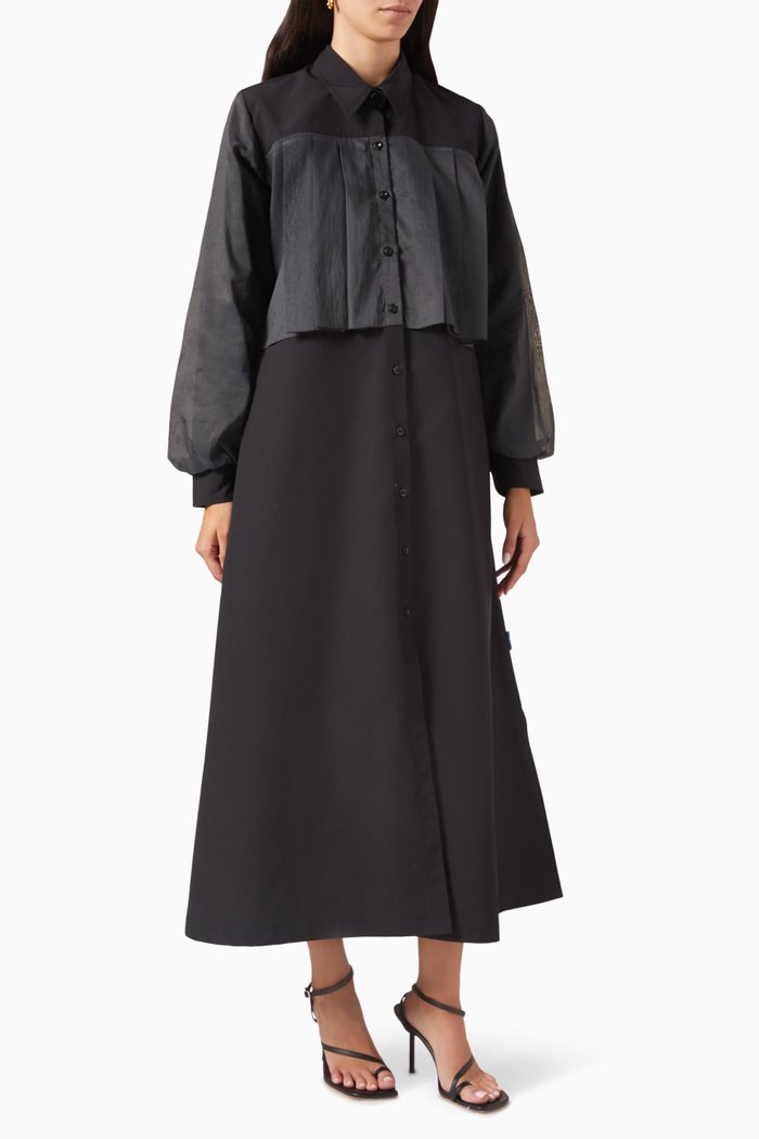 

A-line Coat, Black