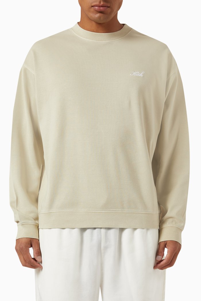 

Crystal Wash Vintage Sweatshirt in Cotton, Neutral