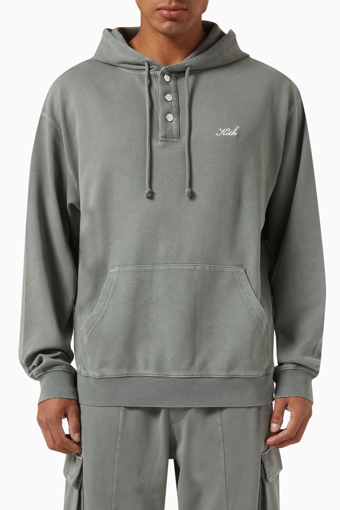 

Williams IV Hoodie in Interlock Fabric, Grey