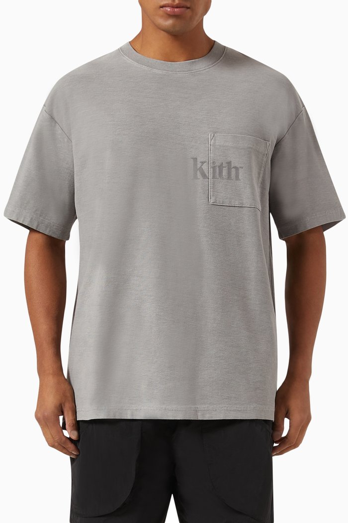 

Quinn T-shirt in Cotton-jersey, Grey
