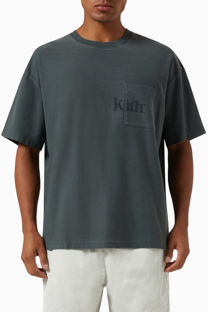 

Quinn T-shirt in Cotton, Grey