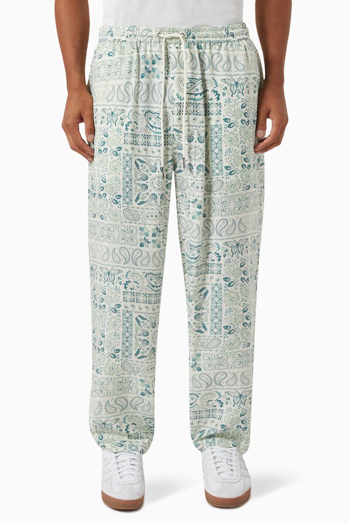 

Printed Barrow Pants in Silk Lyocell, Multicolour