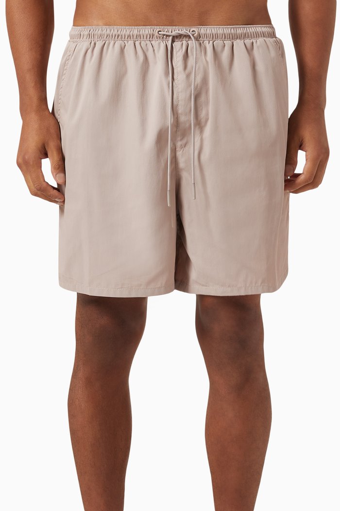 

Water Activated Collins Swim Shorts in Nylon Twill, Pink