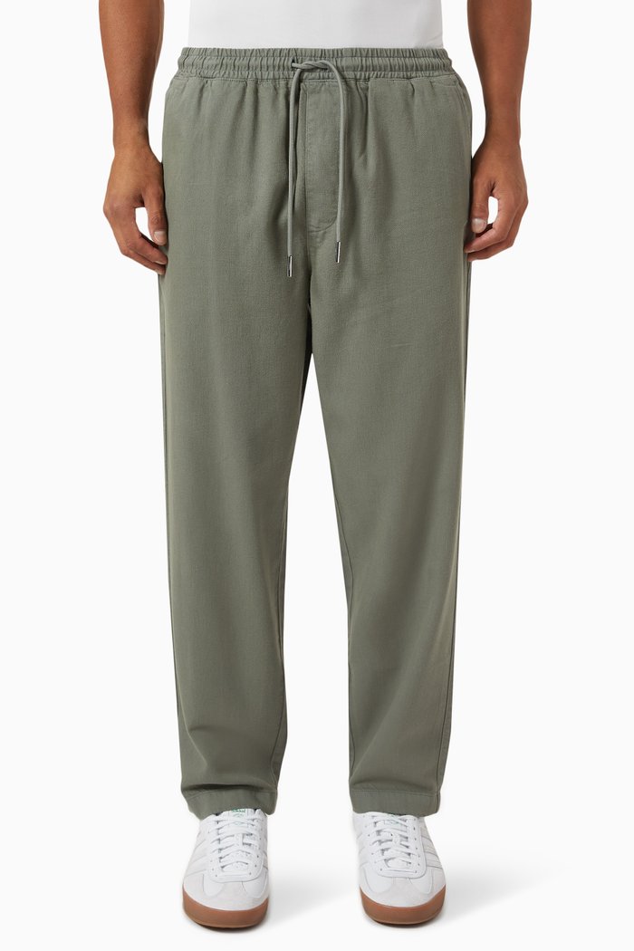 

Barrow Pants in Washed Denim, Green