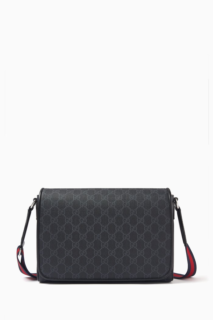 

GG Crossbody Bag in Canvas, Black