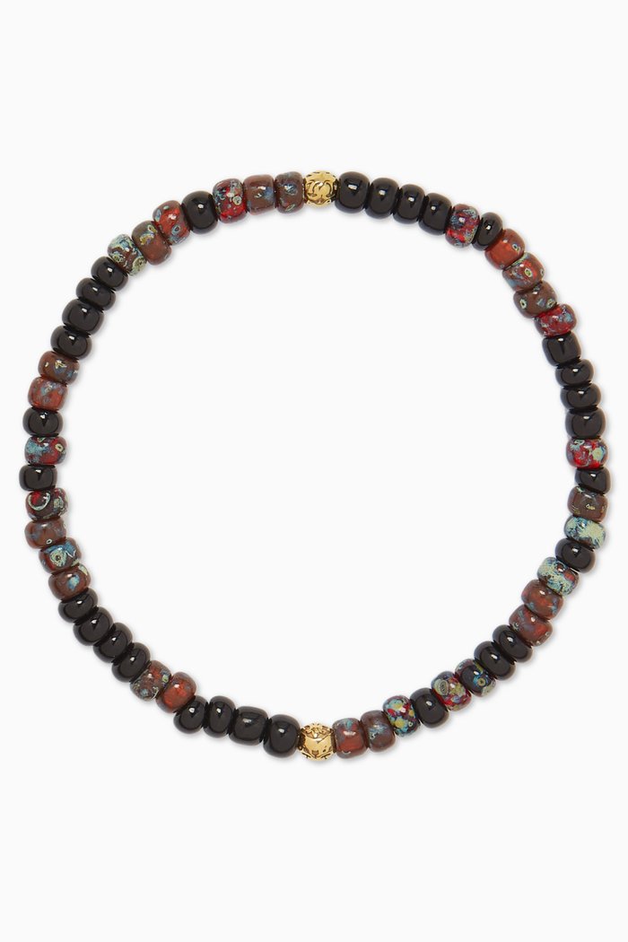 Japanese Miyuki Beaded Bracelet, Brown