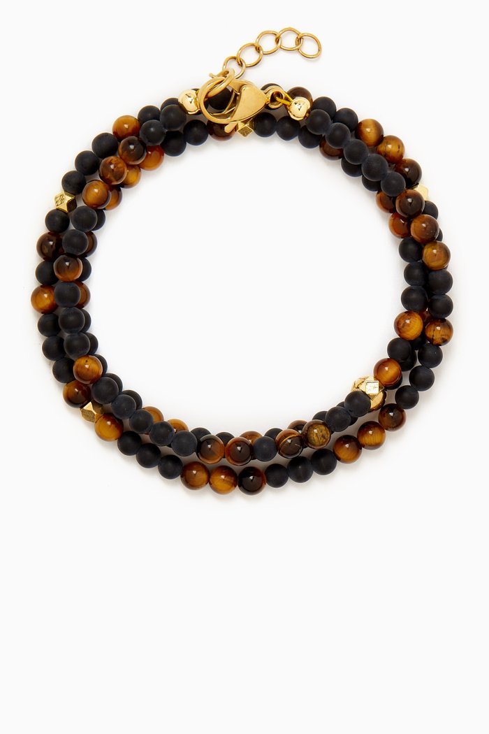 

Mykonos Beaded Bracelet, Brown