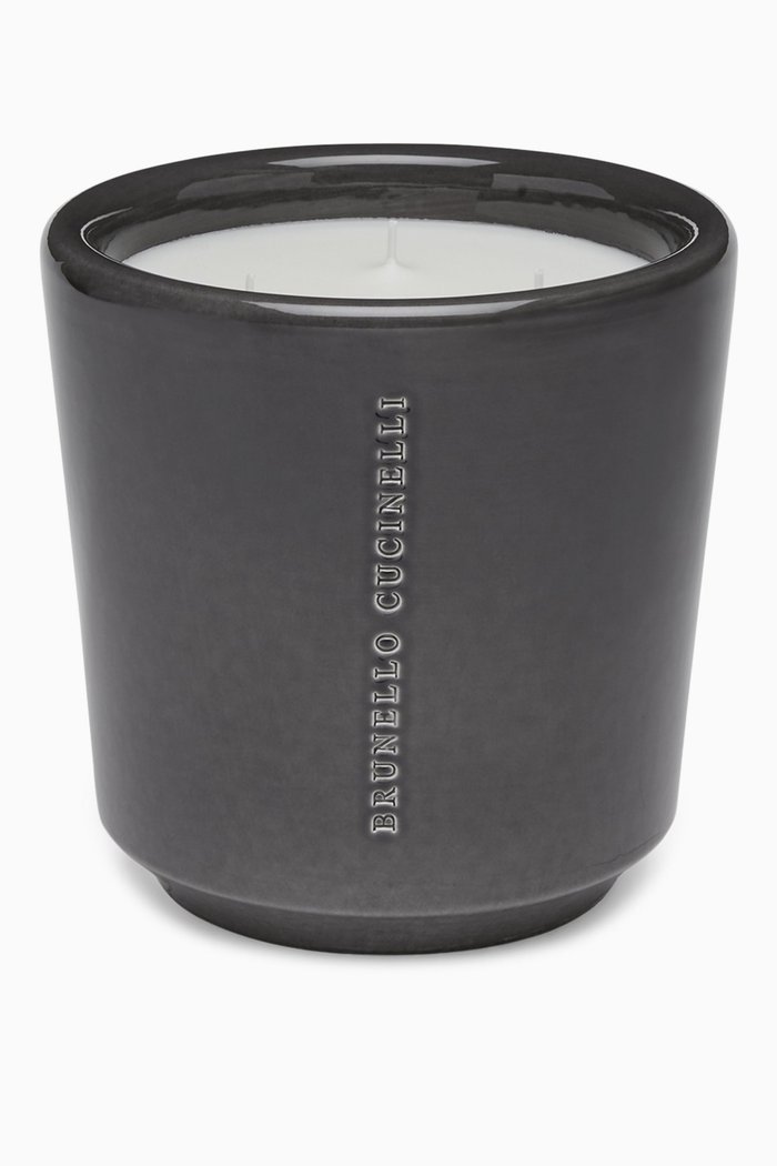 

Ebony & Teak Scented Candle, Grey