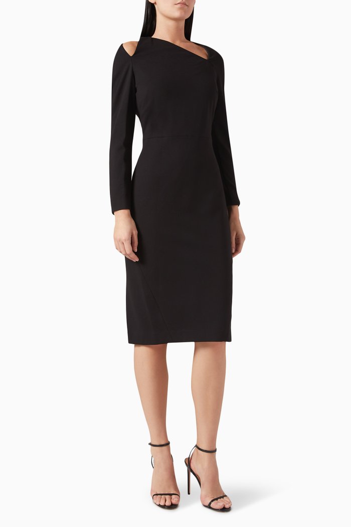 

Archive Punto Dress in Viscose-knit, Black