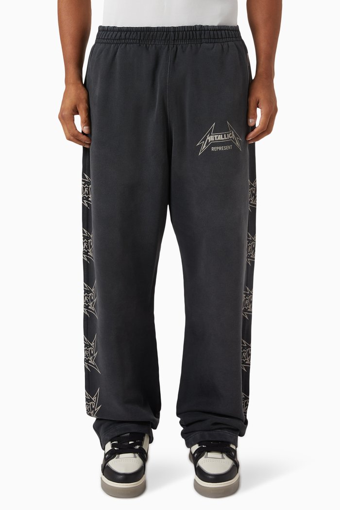 

x Metallica Local Crew Sweatpants in Cotton, Black