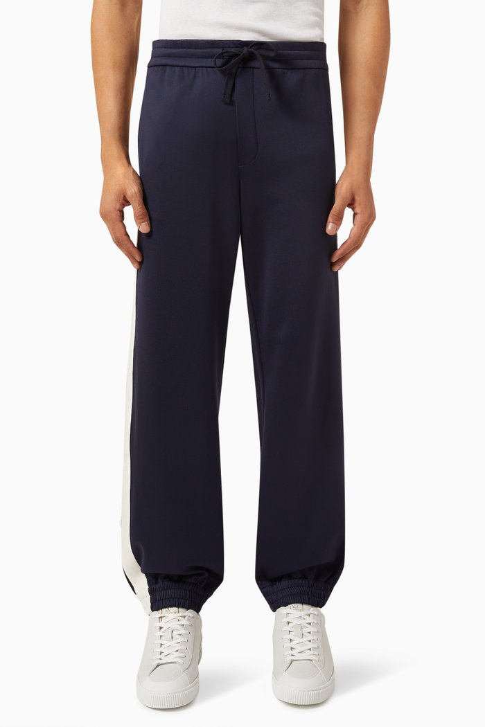 

Valentino Garavani Logo Sweatpants in Jersey, Blue
