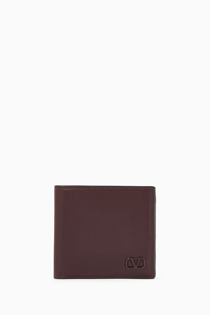 

Valentino Garavani VLOGO Signature Wallet in Calfskin, Multicolour