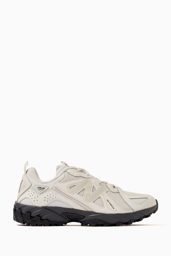 

610 Low-top Sneakers in Mesh & Leather, Neutral