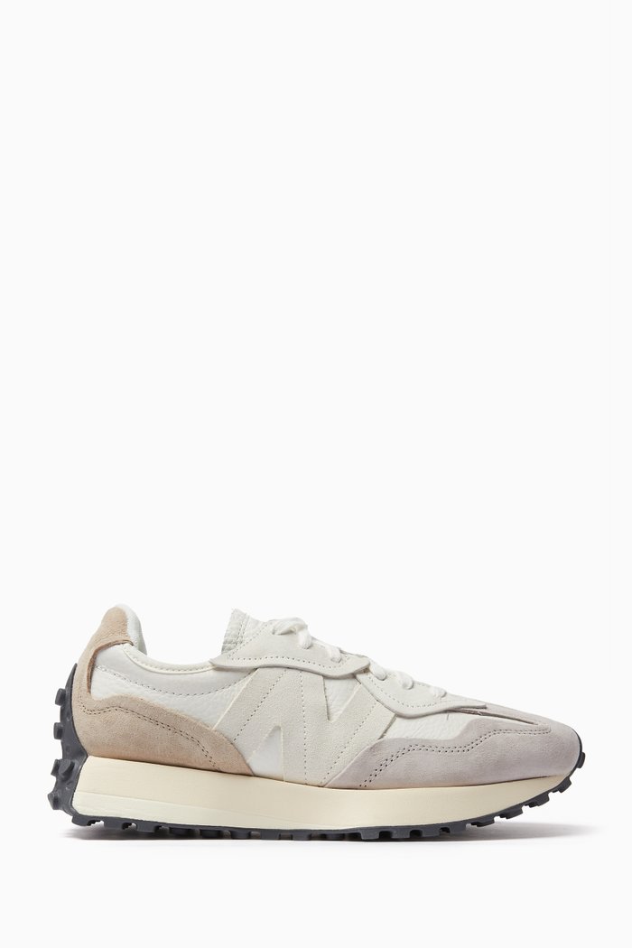 

327 Low-top Sneakers in Suede, Neutral