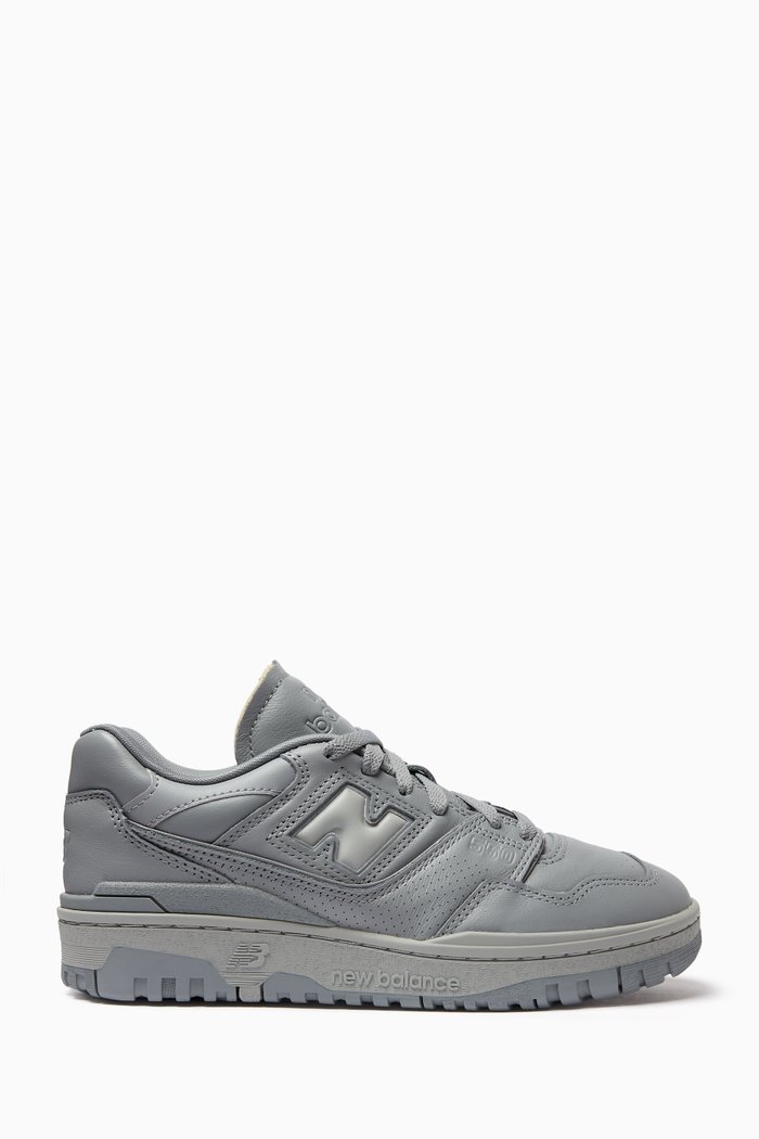 

550 Low-top Sneakers in Leather, Grey