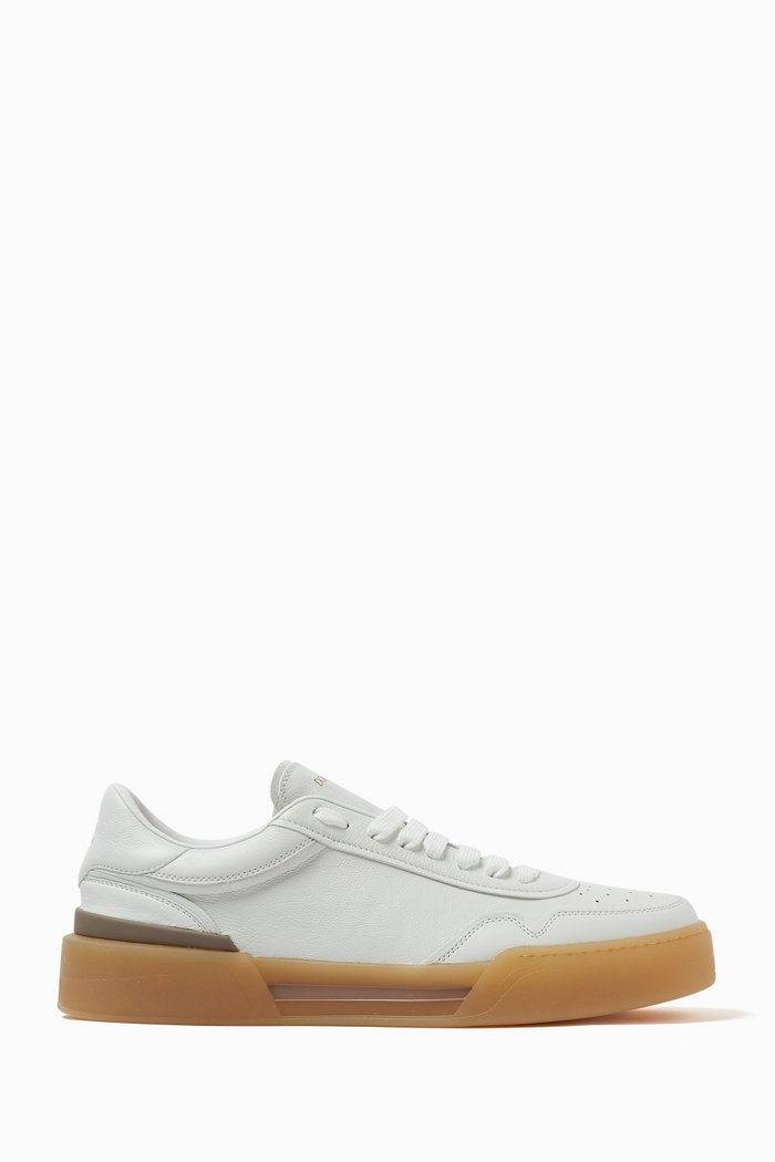 

New Roma Sneakers in Leather, White