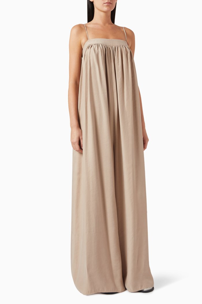 

Maude Fluid Jumpsuit in Modal Blend, Neutral