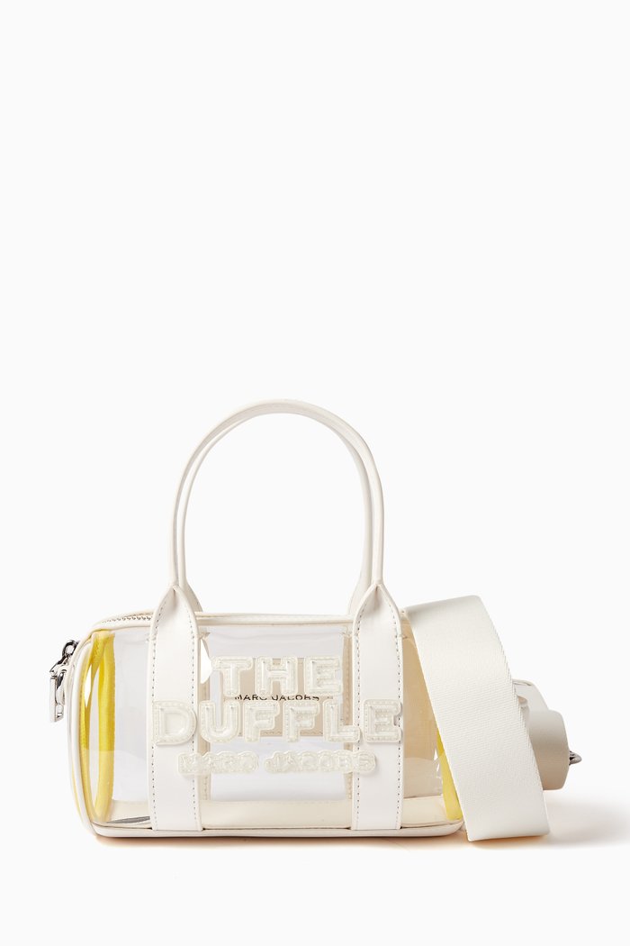 

The Mini Duffle Bag in PVC, White