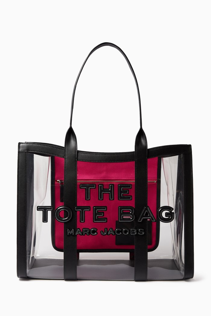 

The Large Tote Bag in PVC, Black