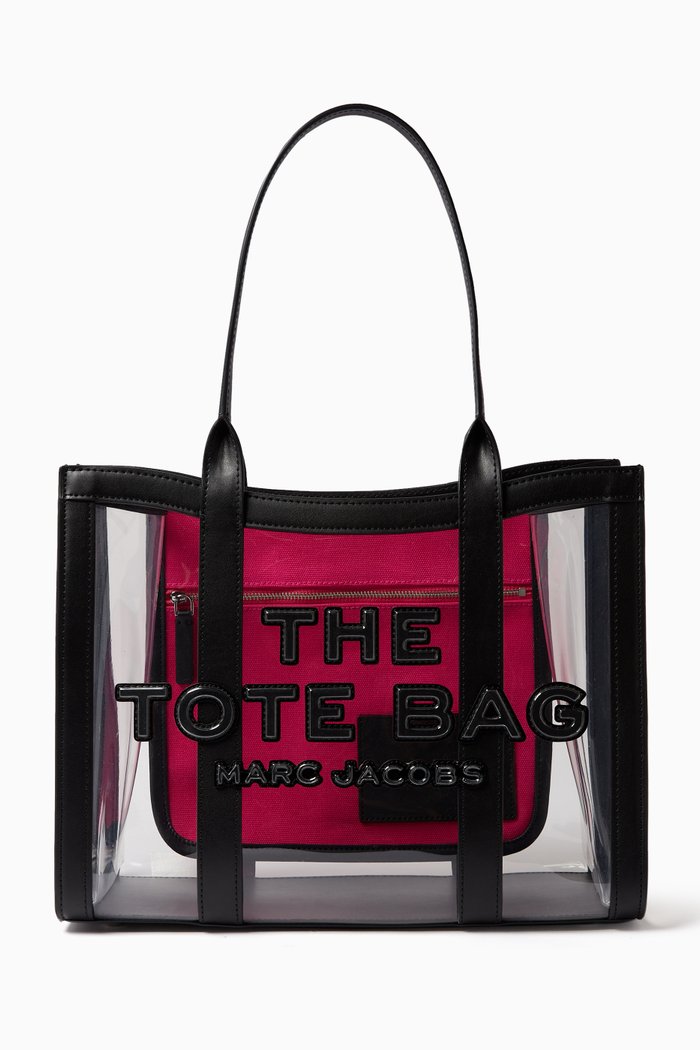 

The Medium Tote Bag in PVC, Black